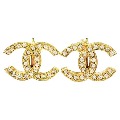 authentic chanel clip goldtone earrings-convex saucer style 23 2677|chanel earrings authenticity.